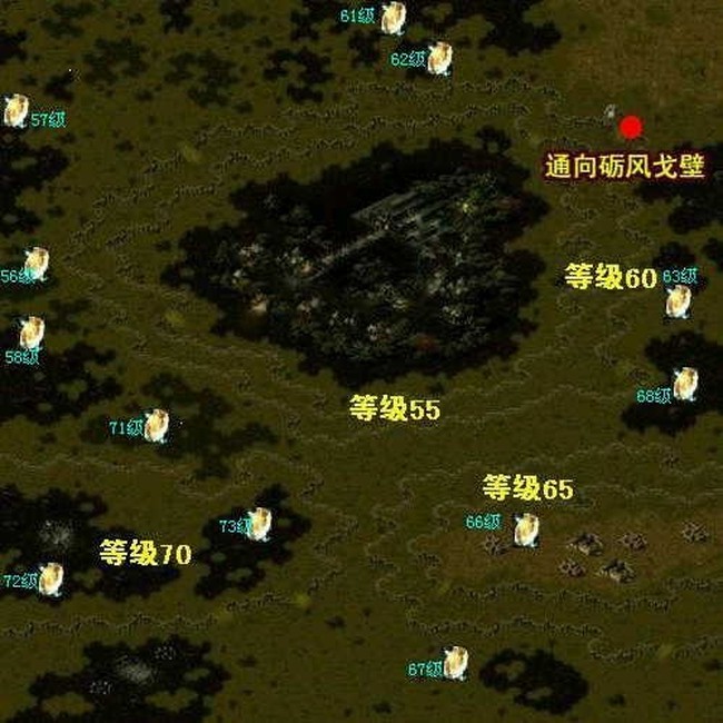 一,树心洞boss位置